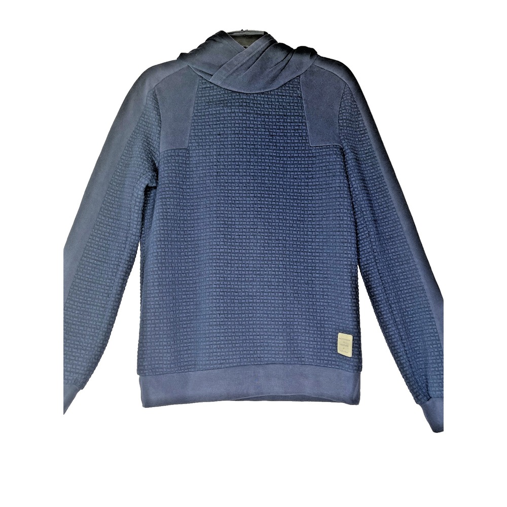Scotch & Soda Amsterdam Couture WOOL Made With Love Cotton‎ Textured Hoodie S